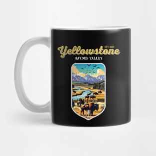 USA - NATIONAL PARK - YELLOWSTONE Hayden Valley - 5 Mug